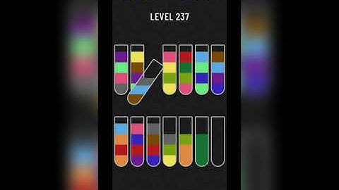 Water sort puzzle level 237