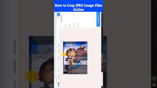 How Do I Crop JPEG Image Files Online #shorts #photoediting