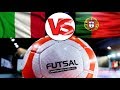 HD⚽ Italy VS Portugal  ⚽  Futsal EUROPE: World Cup - Qualification - Third stage