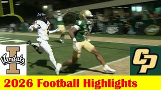 Idaho vs Cal Poly Football Game Highlights 8 28 2026