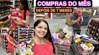 NOSSA 1° COMPRA DO MÊS COM A BEBÊ NO MERCADO ATACADISTA + VALOR TOTAL