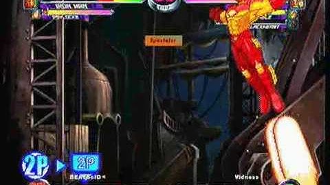 MvC2 Online (360): BeatsofDevil (Mag/IM/Psy) vs Vidness (BH/Spir/Cab) 1 .:12.03.09:.