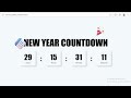 Christmas Countdown 2025 #christmas #html #2026 #countdown #javascript #css