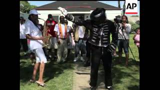 As Gary, Indiana, mourns the death of native son Michael Jackson, fans have gathered outside the pop
