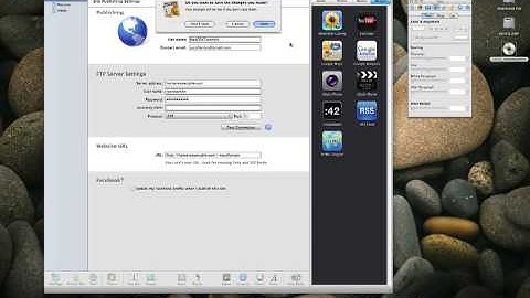 Publish iWeb Website without Mobile Me