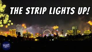 Epic 4th Of July Fireworks Show Lights Up The Las Vegas Strip!