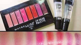 Best Lip Palette | Maybelline LipStudio Lip Color Palette & LipStudio Shine Shot Lip Topcoat Review