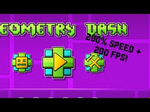 Geometry Dash but on 200% speed & 200 FPS! (200 sub special)