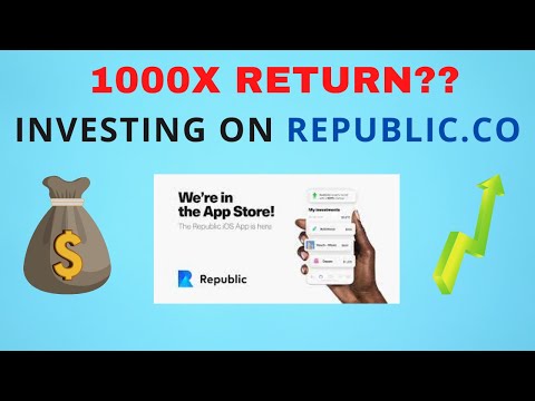 1000x RETURNS on Republic.co?? My Journey! This week - Start Up Investing Private Companies