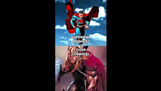 Superman(All Form) vs Thor(All Form) #marvel #dc