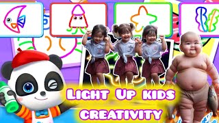 Baby Panda's Glow Doodle Game | Cartoon video | Kids Art  | BabyBus Games 👿👿 screenshot 5