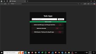 Creating Todo App using  HTML , CSS, & JavaScript .