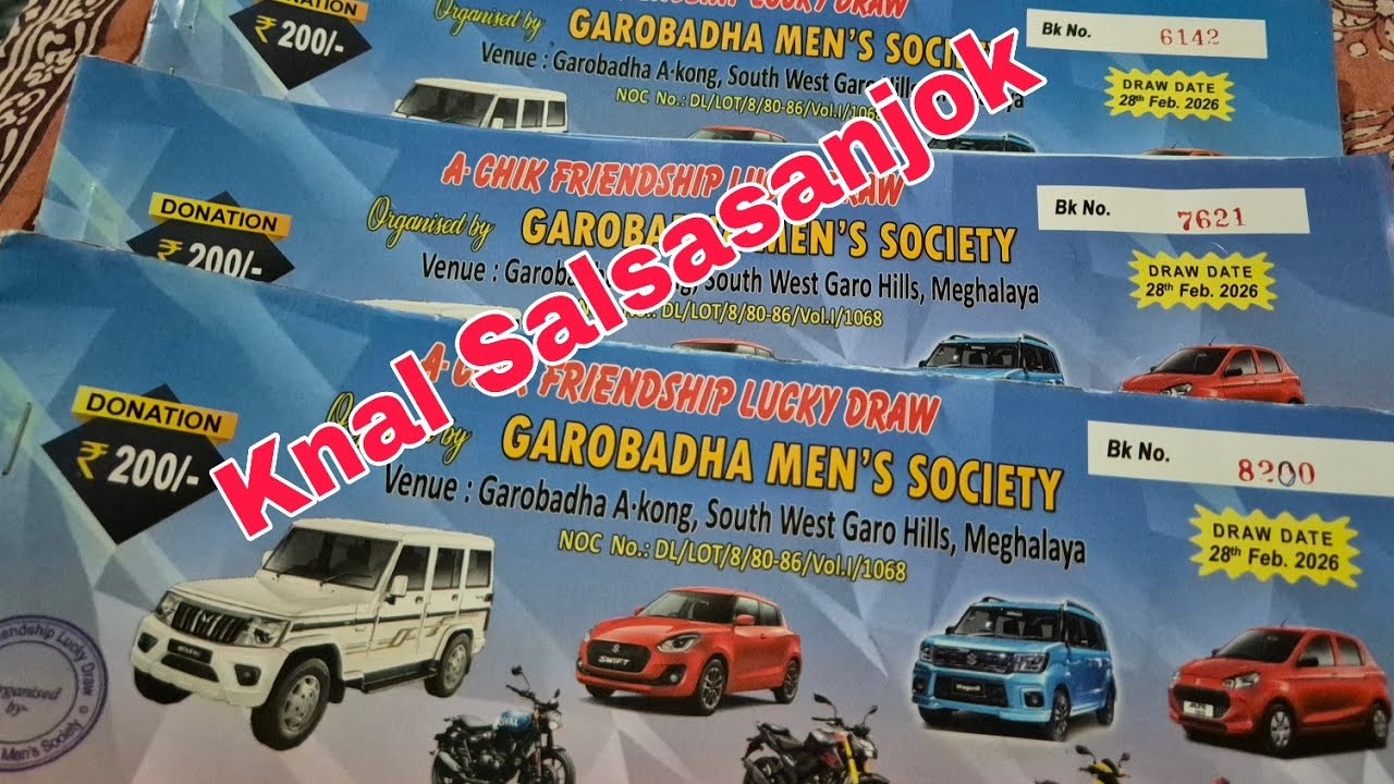 Knal salsasanjok😲 A'chik Friendship Lucky Draw Garobadha 🔥 ✅️