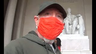 Camo Dave On The Road, DC Mall, Lincoln Memorial, Vietnam Memorial Wall, Capitol Behind Barbed Wire