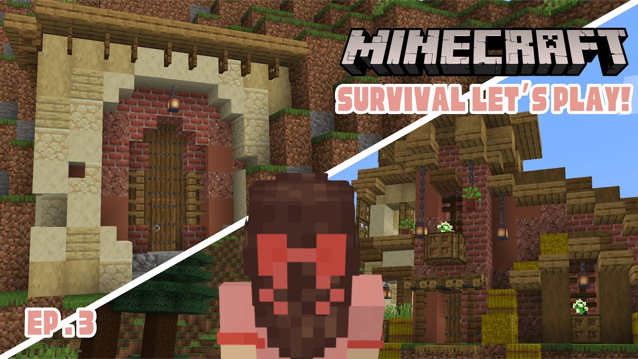 A Place to Call Home, Finally! | Minecraft Let's Play | Ep. 3 - YouTube