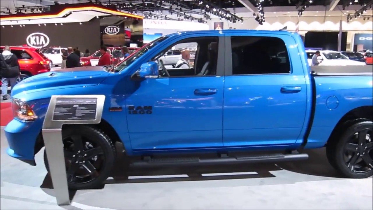 2018 RAM Hydro Blue Sport Crew Cab 4X4 - YouTube