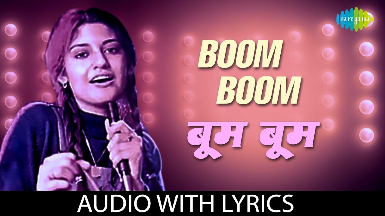 Nazia Hassan  Boom Boom with lyrics     Star