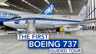 Detailed tour around the first Boeing 737 in Seattle
