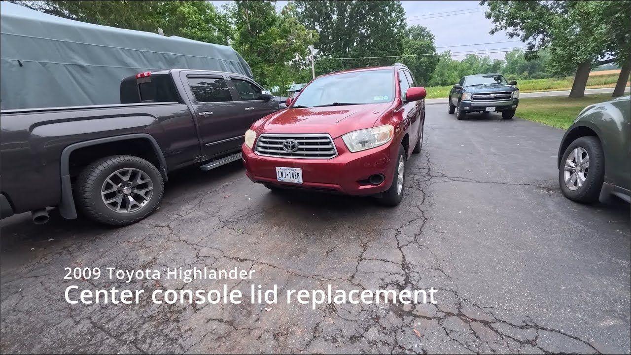 2009 Toyota Highlander Center Console Repair