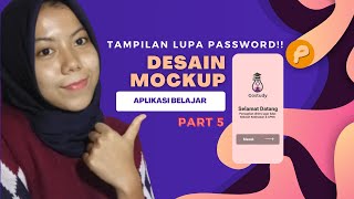Cara Membuat Desain Mockup Aplikasi Tampilan Lupa Password Pake Software Pencil - Part 5 screenshot 2
