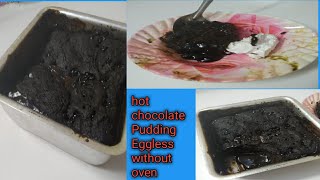 Most Delicious Hot Chocolate Pudding That Melts in Your Mouth| Eggless& Without oven| Nisha's world