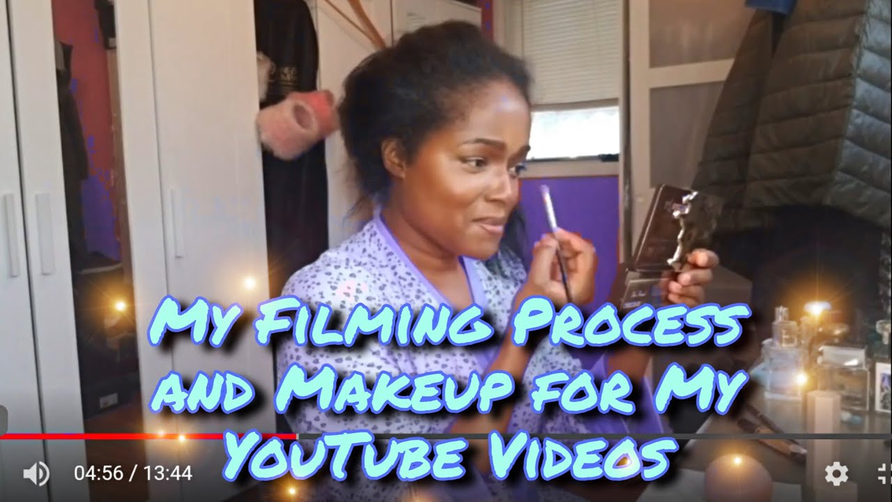 A Day In The Life Vlog #1 Filming Day Setup and Makeup Routine - YouTube