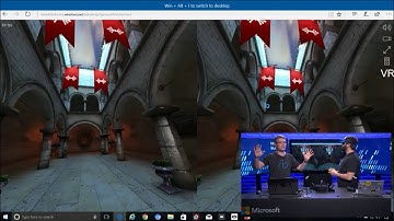 WebVR Tutorial - Edge MR Headset Demo Sponza