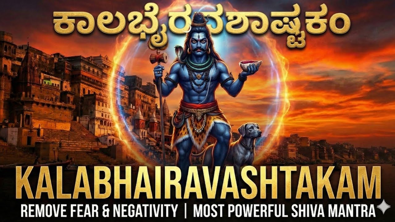 Калабхайраваштакам Мантра | Мощное пение Шивы для устранения негатива | Каши Каал Бхайрав Мантра