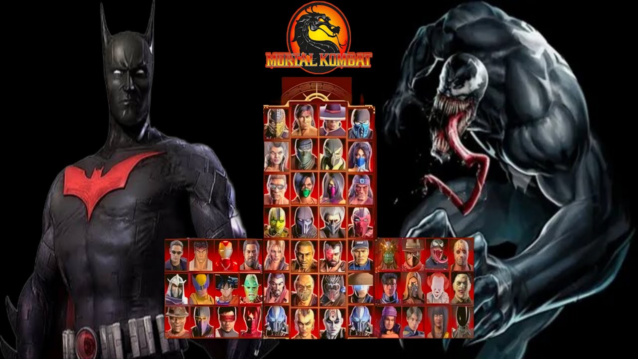 Mortal Kombat 9 - BATMAN BEYOND & VENOM MOD - NEW Expert Tag Ladder Gameplay