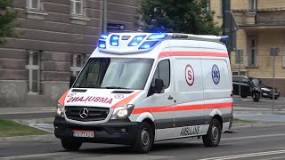 Alarmowo 2 prywatne karetki Mercedes Benz Sprinter i Fiat Doblo w Poznaniu
