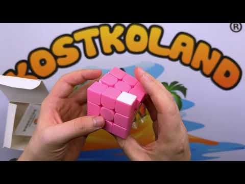  KOSTKA RUBIKA 3x3x3 Monster Go Pink Cloud