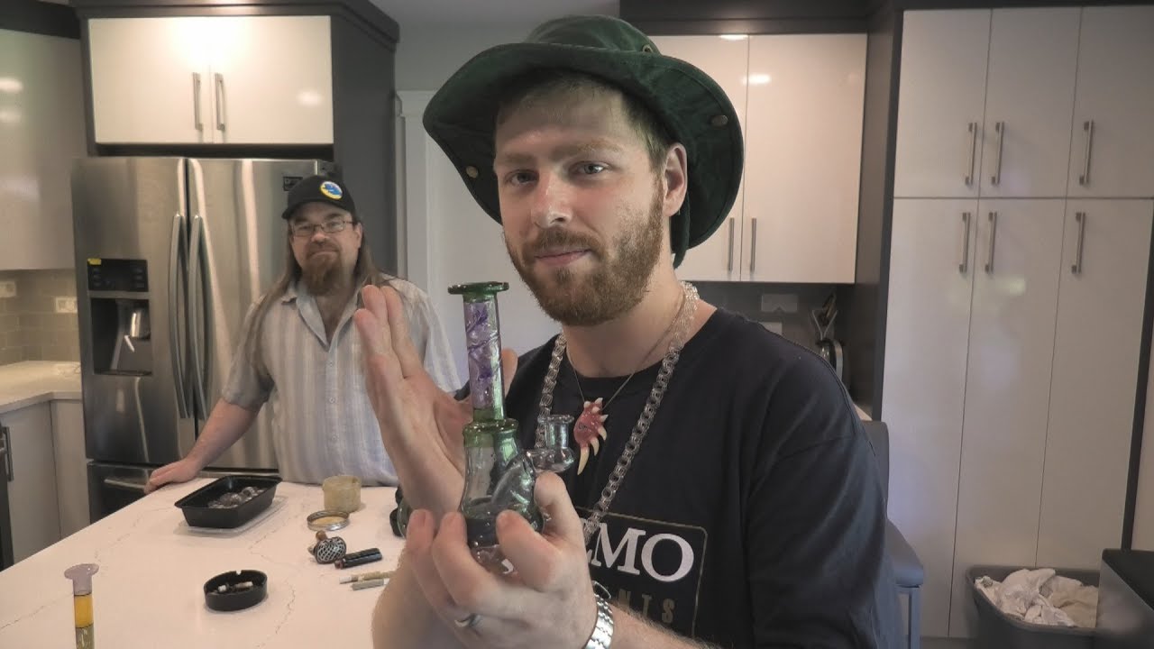 Niko and Gremlin Glass Showcase