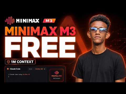 FREE MiniMax M3 & M2.7 API | Unlimited AI Coding | Claude Code & KiloCode | FREE Vibe Coding Agent