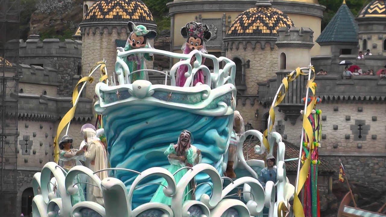 《HD》 TDS 東京ディズニーシー 七夕グリーティング 2015 07 07 2回目