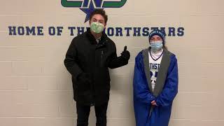 Gabby Wameling Post Game Interview with Giovanni Heater as CNS takes down Weedsport 4-0