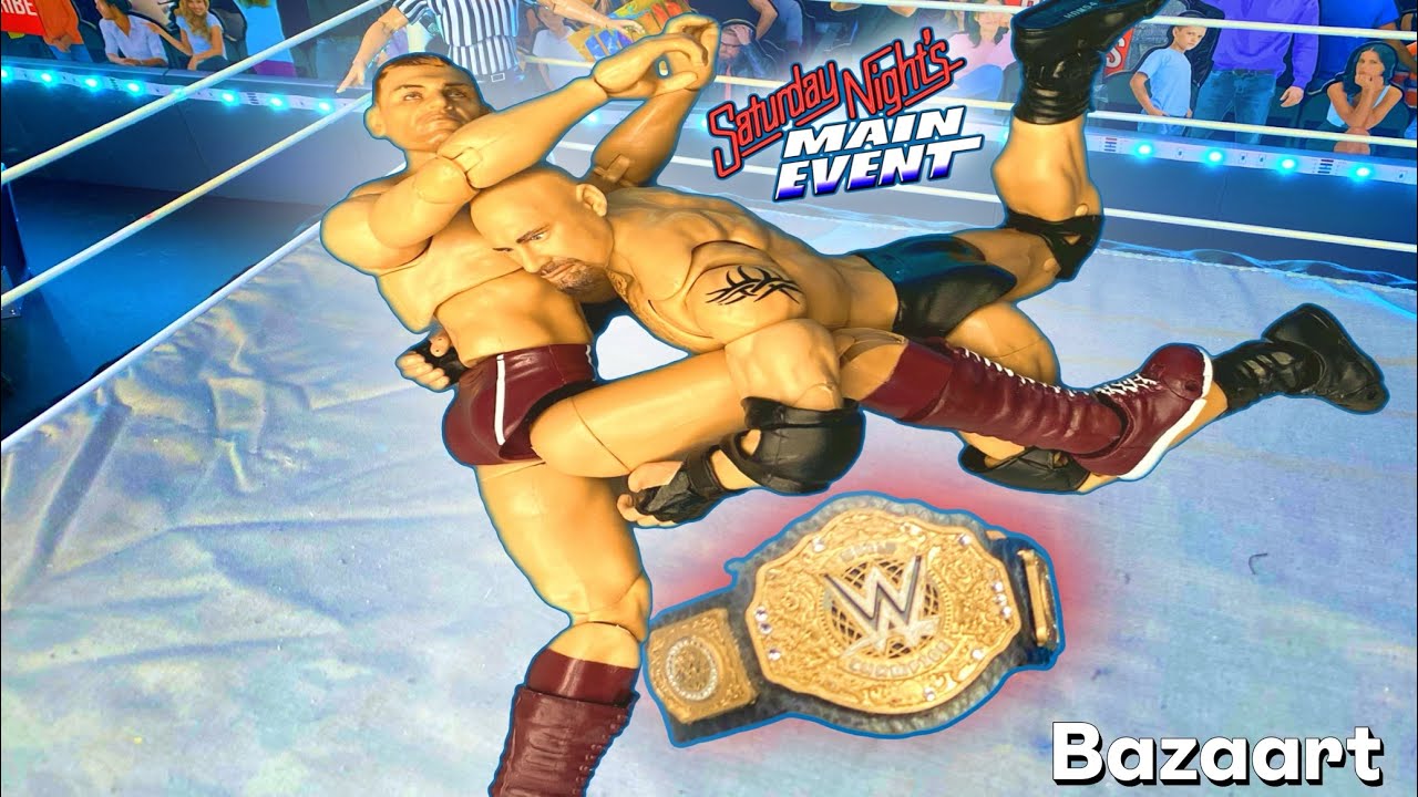 Goldberg vs Gunther:  WWE Action Figure  World Heavyweight Championship Match
