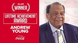 Andrew Young honored with 2022 Lifetime Achievement Award | Atlanta Sports Awards