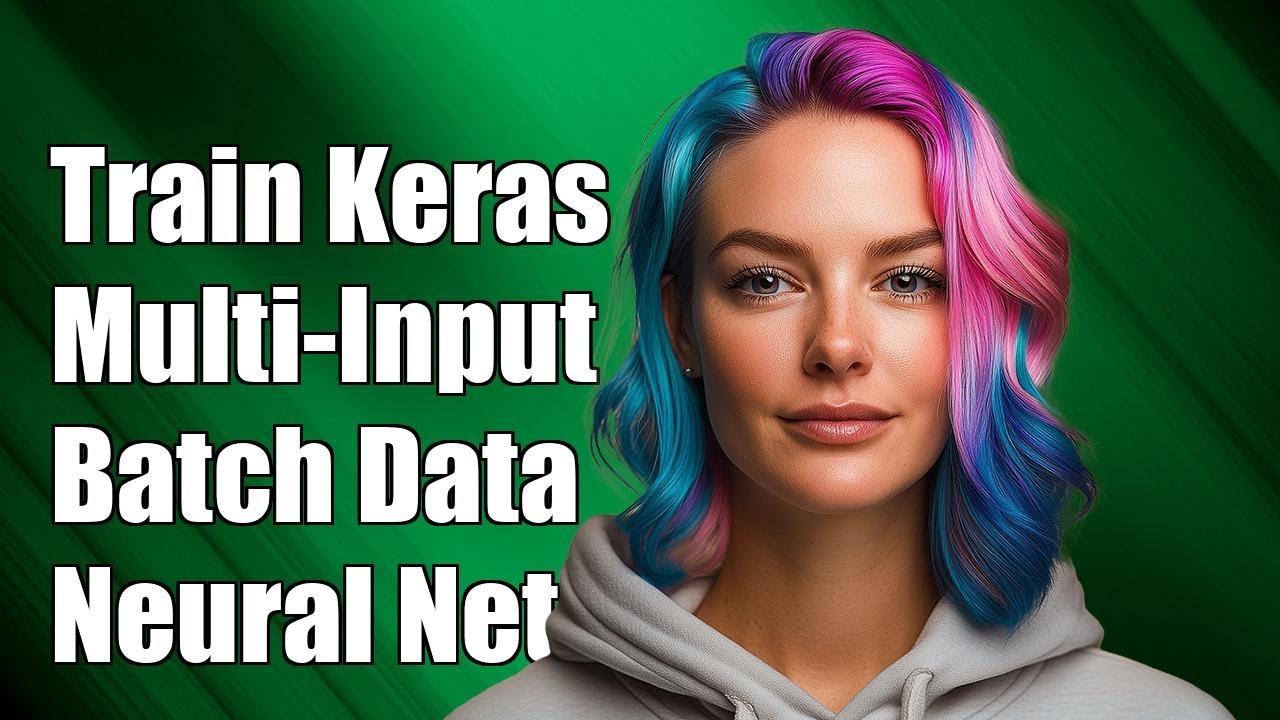 How to Train a Multi-Input Keras Neural Network with Batch Data - YouTube