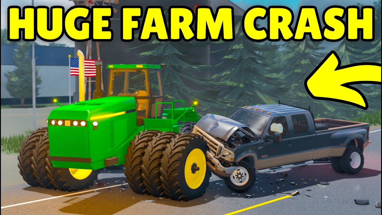 I Saved a Truck From Being Crushed by a Farm Tractor in APM | Roblox ...