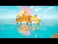 This Rich Man Refused to Share... Si I Burned His Giant Boat!