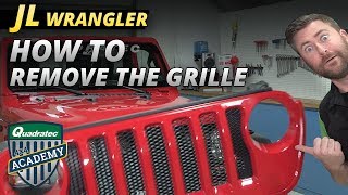 How to Remove the Grill from a 2018 Jeep Wrangler JL