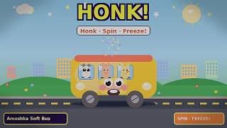 Honk Honk Soft Bus | Toddler Bus Song | Clap Wave Freeze | Kids Songs screenshot 1
