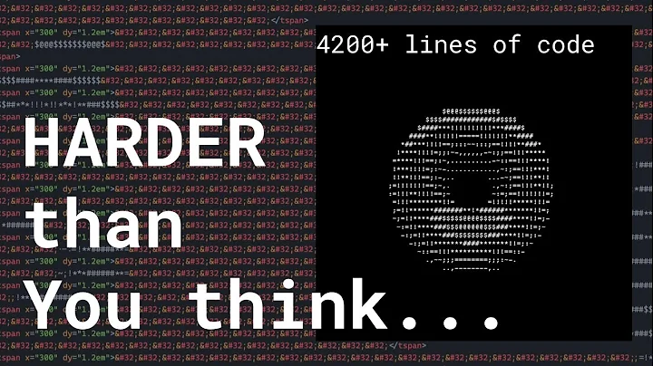 I made a 3D SPINNING ASCII DONUT in SVG