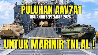 DIAM DIAM DIBUNGKUS! Korps Marinir Ketiban Puluhan AAV7A1 Asal AS, Tiba Tiba Siap Tempur!