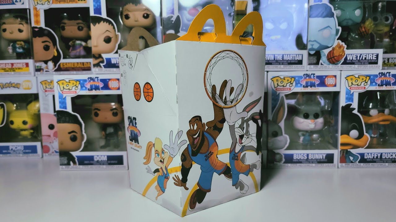 4K Space Jam A New Legacy McDonald's Happy Meal Box July/August 2021!