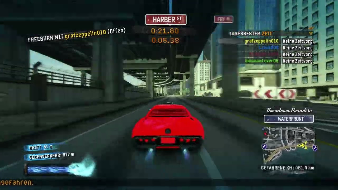 Burnout Paradise R - Road Rules I-88 S3 18.60/I-88 S2 19.70/P-Keys Bridge 12.18 [No Camera Shake]