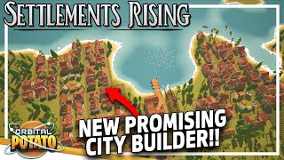 NEW City Builder!! - Settlements Rising - Management Kingdom Builder