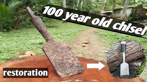 Restoring a 100 YEAR OLD CHISEL