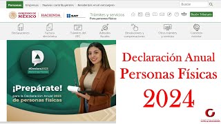 DECLARACIÓN ANUAL 2024 | Sueldos y Salarios | Ejercicio 2023 | SAT