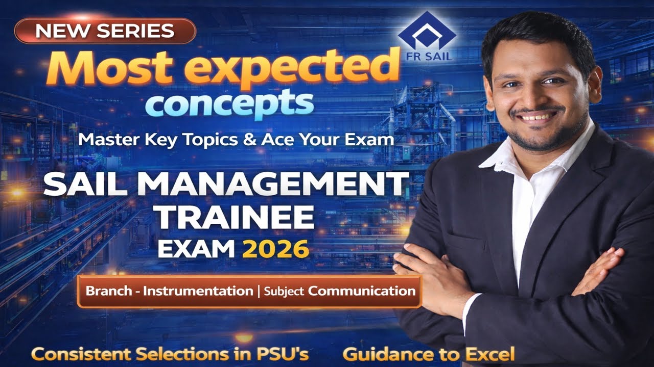 SAIL MT Instrumentation IMPORTANT CONCEPTS | Crack SAIL MT in First Attempt 